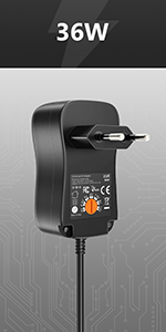 Zolt A08 Netzteil 12V 3A mit Steckerset – Detail 6