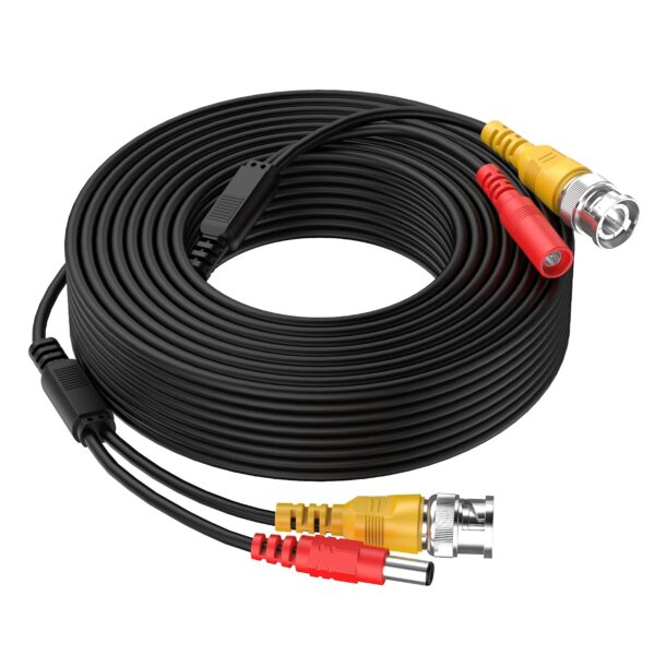 Cocar BNC-15M Video-Stromkabel 15 m, BNC + DC für Überwachungskameras – Bild 1