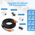 Cocar BNC-15M Video-Stromkabel 15 m, BNC + DC für Überwachungskameras – Bild 6