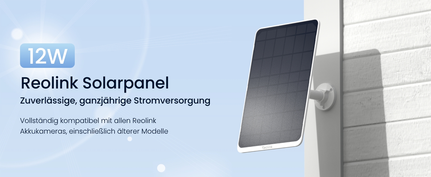 Reolink 12W Solarpanel für Akku-Überwachungskameras – Detail 1