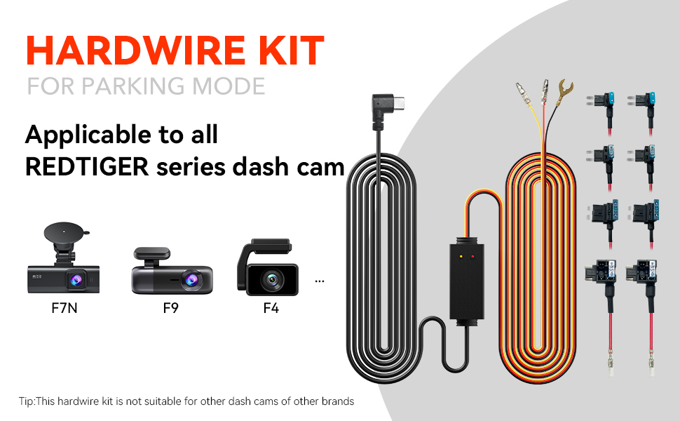 REDTIGER H30G Dashcam Hardwire-Kit USB-C – Detail 1
