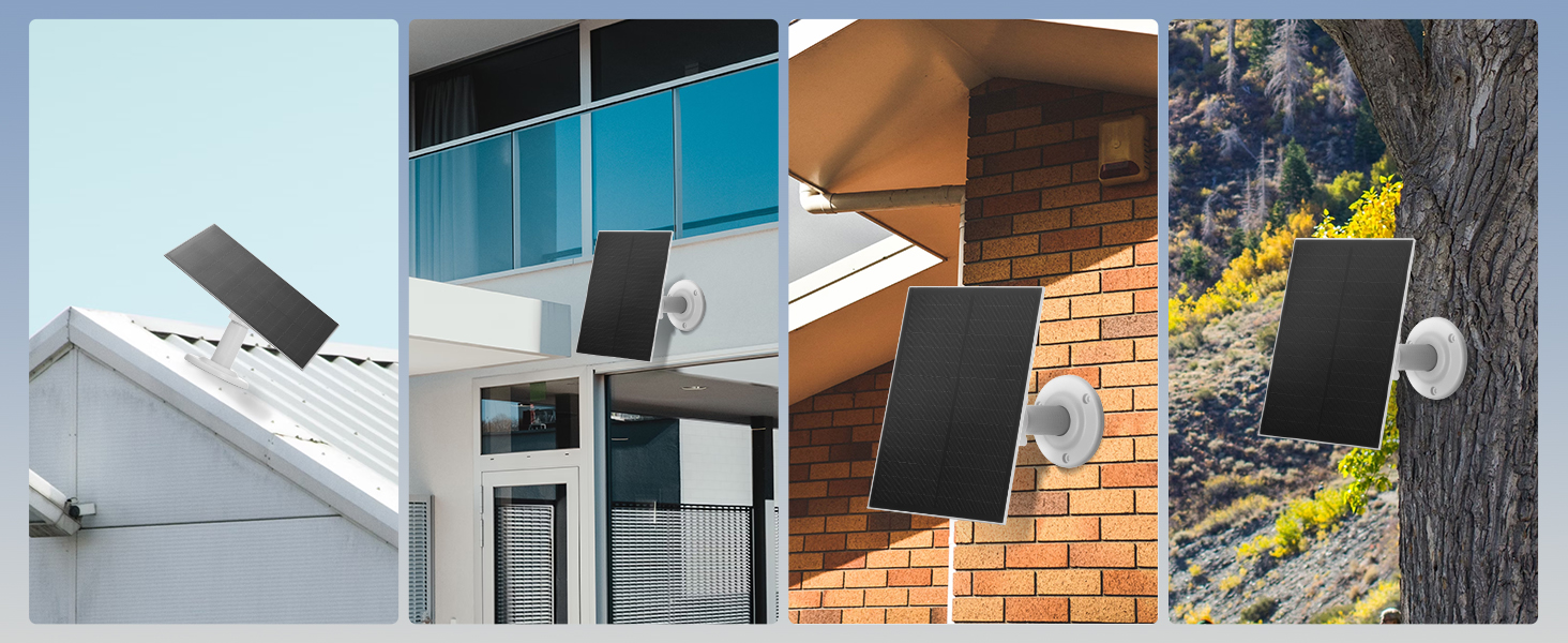 Nicesolar SBTC-8 Solarpanel 8W für Akku-Überwachungskameras – Detail 4
