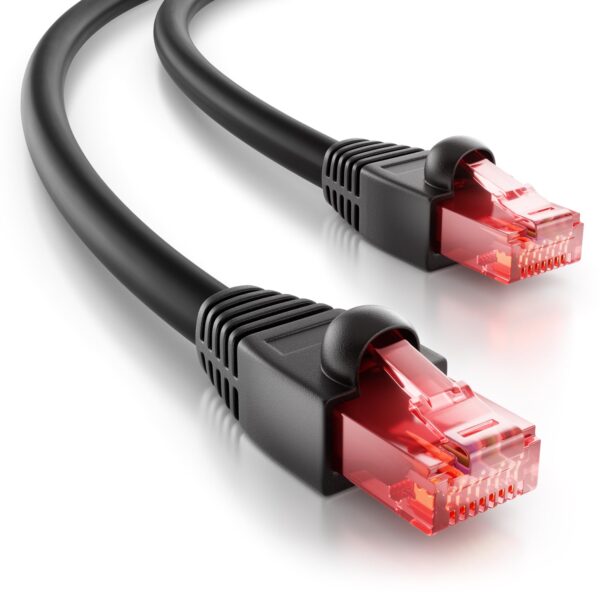 deleyCON 15 m CAT6 Outdoor Netzwerkkabel, 1 Gbit/s, wetterfest – Bild 1