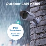 deleyCON 15 m CAT6 Outdoor Netzwerkkabel, 1 Gbit/s, wetterfest – Bild 2