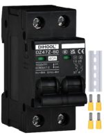 DIHOOL DC-Trennschalter 1000 VDC, 40 A, 2-polig, Hutschiene – Bild 1