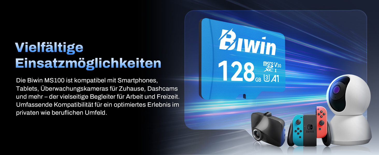BIWIN MS100 microSDXC-Karte 128 GB – Detail 3