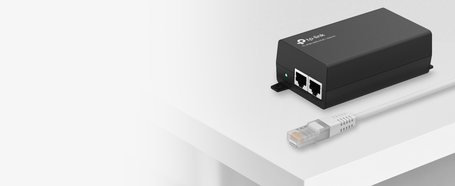 TP-Link TL-POE160S PoE+ Injektor, 2 Gigabit-Ports, 30 W, 802.3af/at – Detail 10
