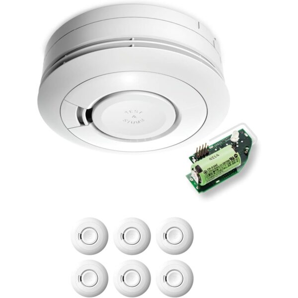 Ei Electronics Ei650RF Funkrauchmelder mit 10-Jahres-Batterie, Ausführung 6 Stück