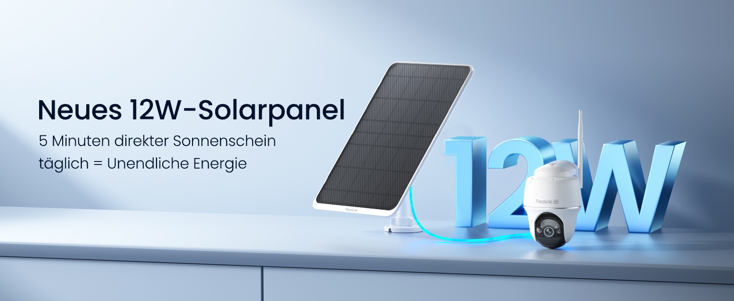 Reolink 12W Solarpanel für Akku-Überwachungskameras – Detail 2