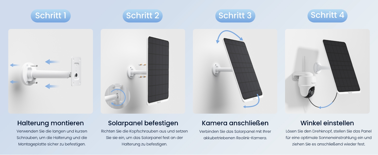 Reolink 12W Solarpanel für Akku-Überwachungskameras – Detail 7