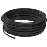 Schwarzer PVC-Isolierschlauch AUPROTEC mit 14 Millimeter Innendurchmesser als aufgewickelter Ring