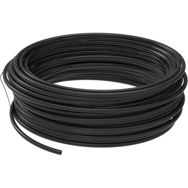 Schwarzer PVC-Isolierschlauch AUPROTEC mit 14 Millimeter Innendurchmesser als aufgewickelter Ring