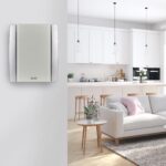 Grothe Croma 100A Aufputz-Gong mit satinierter Acrylfront in Silber und Grau