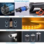 Offenes Schaltnetzteil MEISHILE S-600-12 im silbernen Aluminiumgehäuse mit Lüfteröffnung und Schraubklemmenleiste