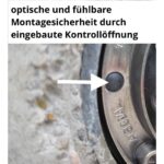 In eine Betonwand eingebaute Ringraumdichtung DN100 mit Edelstahl-Pressplatte und zwei durchgeführten Kabeln