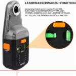 Schwarzer Bohrstaubsammler MAYILON M9912 mit halbtransparentem Staubbehälter, Libellen und orangen Tasten