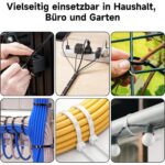 Cable Matters Nylon-Kabelbinder-Set mit schwarzen und weissen Kabelbindern in mehreren Längen