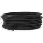 Schwarzer PVC-Isolierschlauch AUPROTEC mit 14 Millimeter Innendurchmesser als aufgewickelter Ring