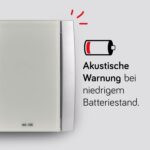 Grothe Croma 100A Aufputz-Gong mit satinierter Acrylfront in Silber und Grau