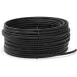 Schwarzer PVC-Isolierschlauch AUPROTEC mit 14 Millimeter Innendurchmesser als aufgewickelter Ring