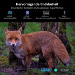 Wildkamera GardePro A3S im Tarnmuster mit Infrarot-LED-Feld, Objektiv und drei Bewegungssensoren