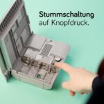 Grothe Croma 100A Aufputz-Gong mit satinierter Acrylfront in Silber und Grau