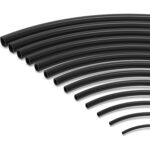 Schwarzer PVC-Isolierschlauch AUPROTEC mit 14 Millimeter Innendurchmesser als aufgewickelter Ring