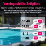 Schmaler weisser Hutschienen-Stromzähler TONGOU TO-Q-SYS-JWT mit farbigem Display, Schaltwippe und Schraubklemmen für Phase und Neutralleiter