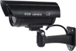 Maclean IR1100 B Kamera-Attrappe mit LED, wasserdicht, schwarz – Bild 2