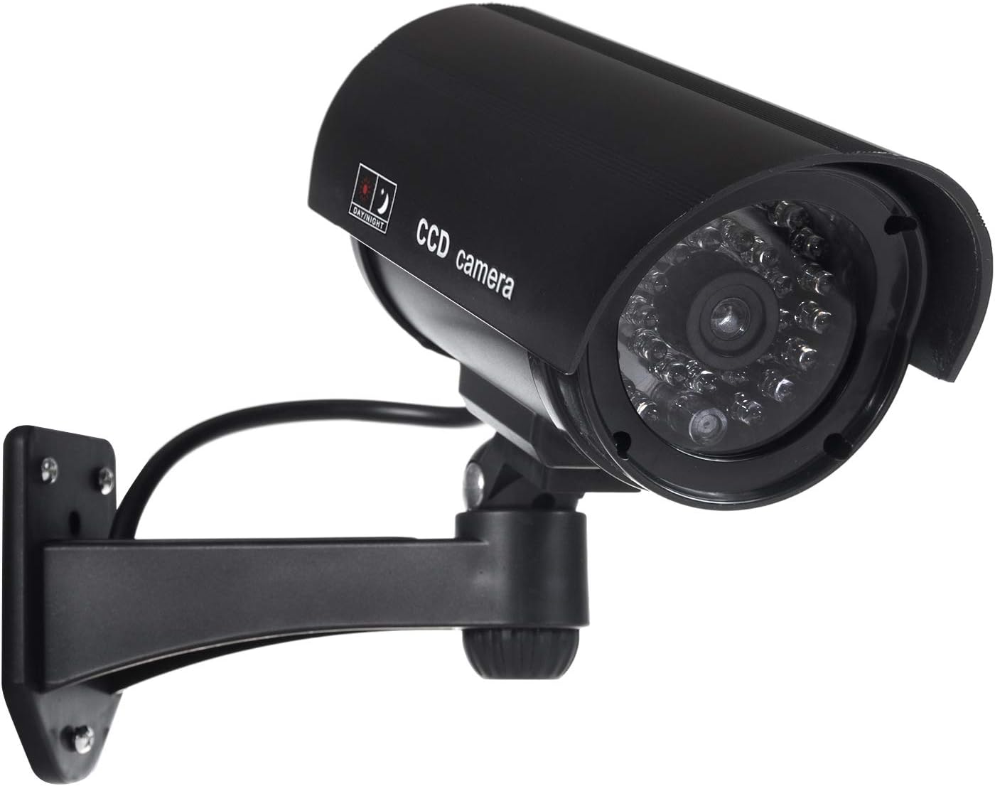 Maclean IR1100 B Kamera-Attrappe mit LED, wasserdicht, schwarz – Bild 3