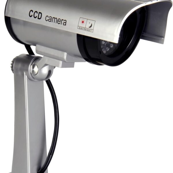 UNITEC Dummy-Kamera mit blinkender LED, IP44, verstellbar – Bild 4