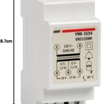 VEMER VN313300 Klingeltrafo 230 V auf 12–24 V, 15 VA, Hutschiene – Bild 2