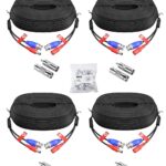 ZOSI 4x 30 m BNC Video-Stromkabel, BNC/RCA-Adapter, für CCTV – Bild 1