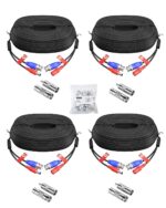 ZOSI 4x 30 m BNC Video-Stromkabel, BNC/RCA-Adapter, für CCTV – Bild 1