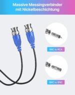 ZOSI 4x 30 m BNC Video-Stromkabel, BNC/RCA-Adapter, für CCTV – Bild 8