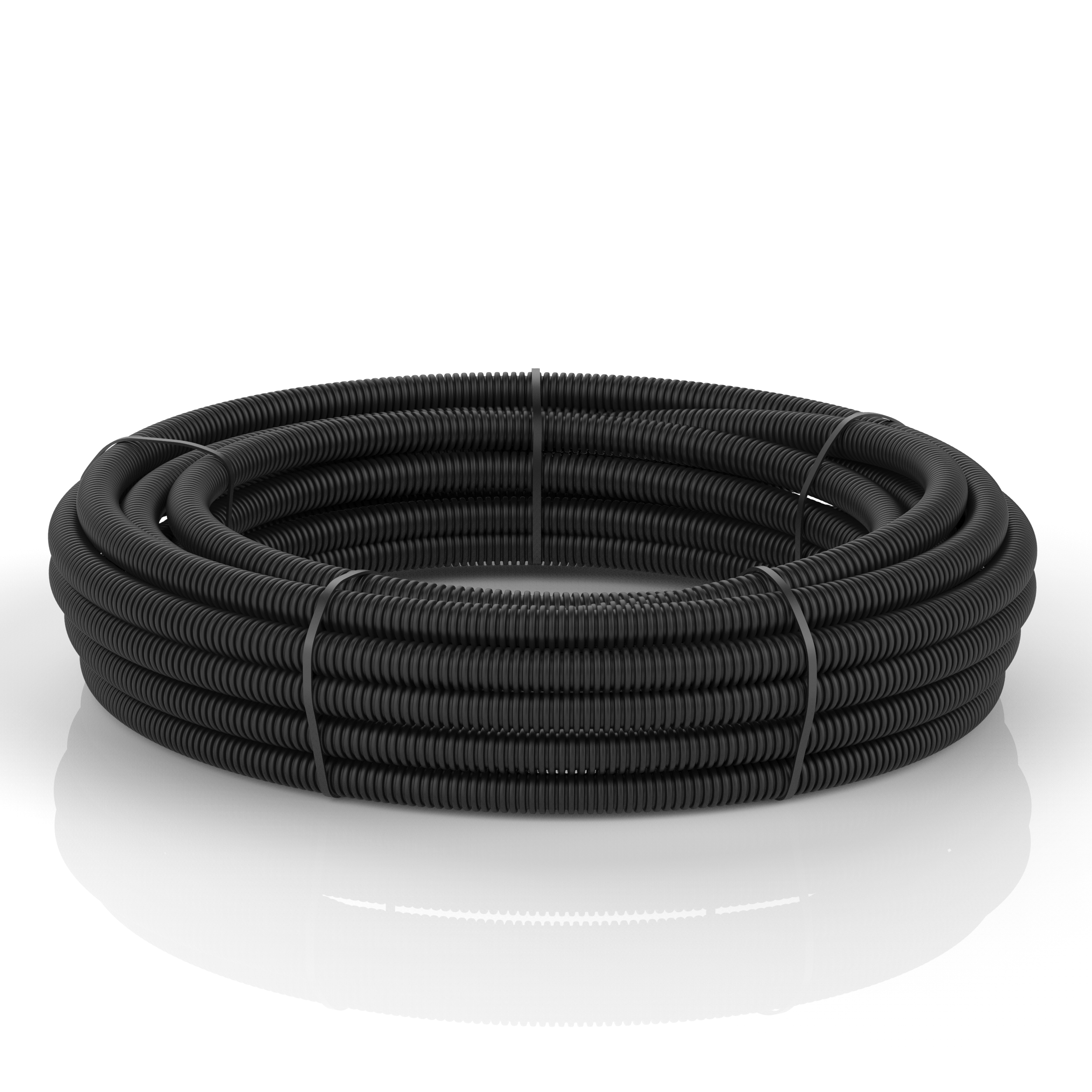AUPROTEC Wellrohr geschlitzt 2 m, NW 12 oder NW 19, schwarz – Detail 2