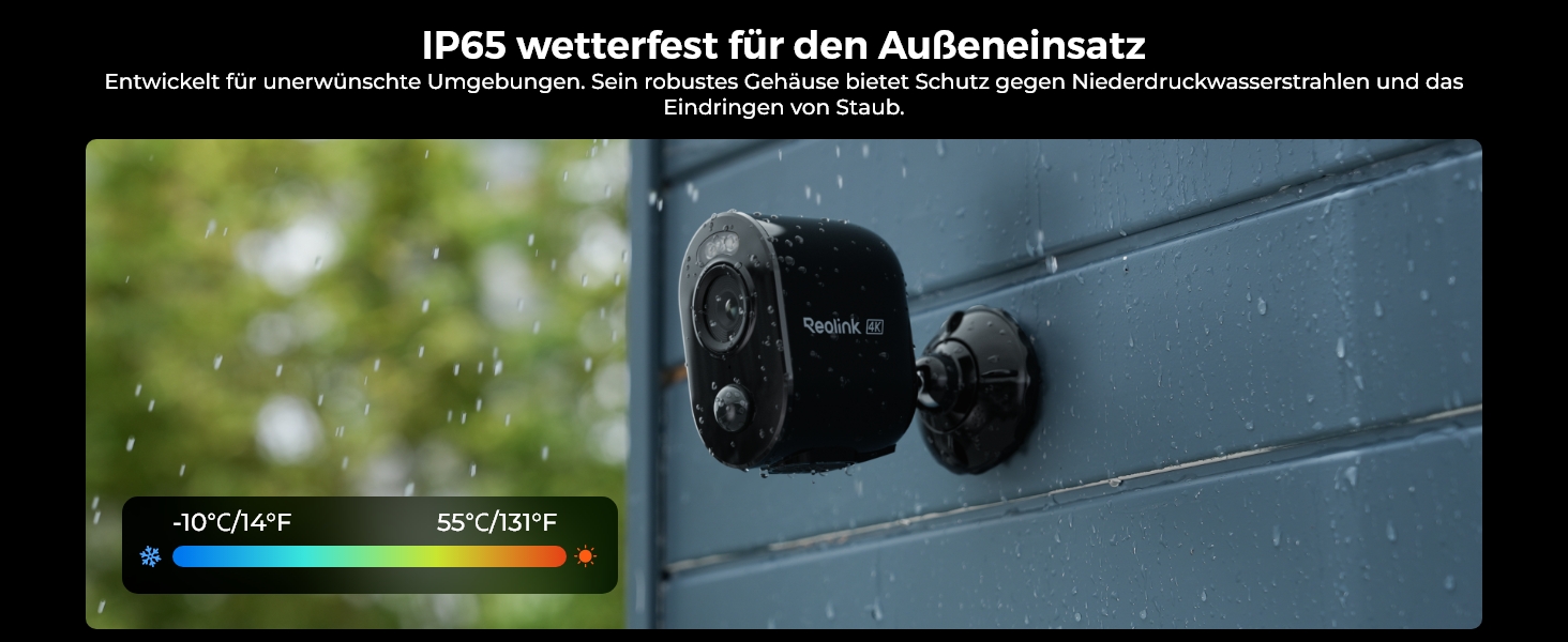 Reolink Argus 3 Ultra-B Akku-Überwachungskamera in Schwarz – Detail 5