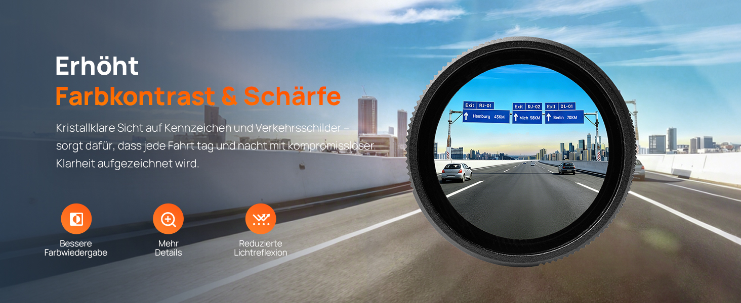 70mai ACC-CPL Polarisationsfilter für Dashcam – Detail 1