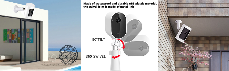 Tyeyober Wandhalterung für Ring Kamera, 360° einstellbar, 1, 2 oder 3 Stück – Detail 1