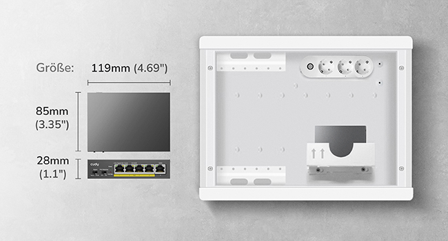 Cudy GS105P PoE+ Switch mit 5 Ports – Detail 9