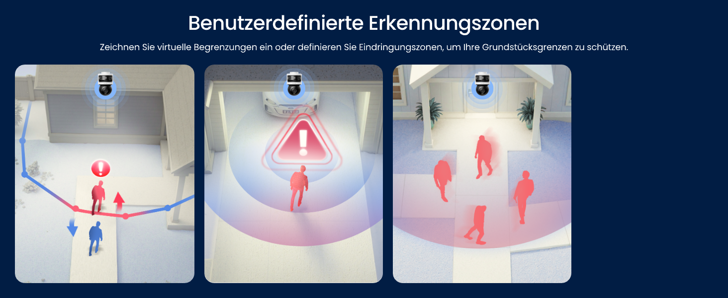 Reolink OMVI 3i PoE Panorama-Überwachungskamera mit 180° und Schwenkkamera – Detail 2