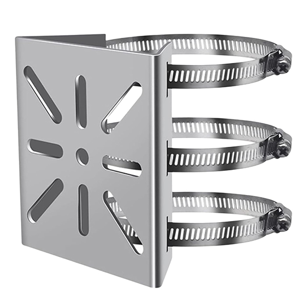Die Helweet Masthalterung hat drei verstellbare Ringe mit einem Bereich von 25 bis 200 mm für Stangen und Rohre. – Detail 5