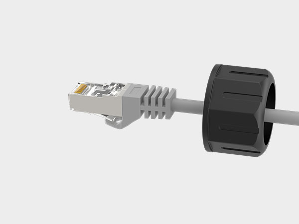 FGB Cat7 RJ45 Kupplung wasserdicht, Dreierpack – Detail 2