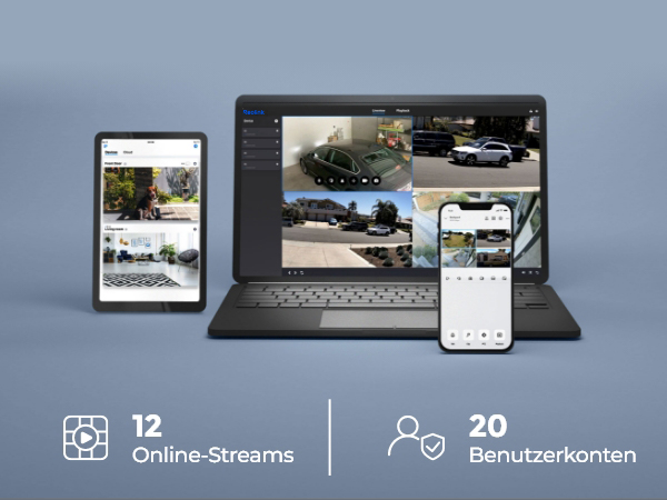 Reolink WLAN NVR RLN12W 12-Kanal mit integrierter 2 TB Festplatte – Detail 9