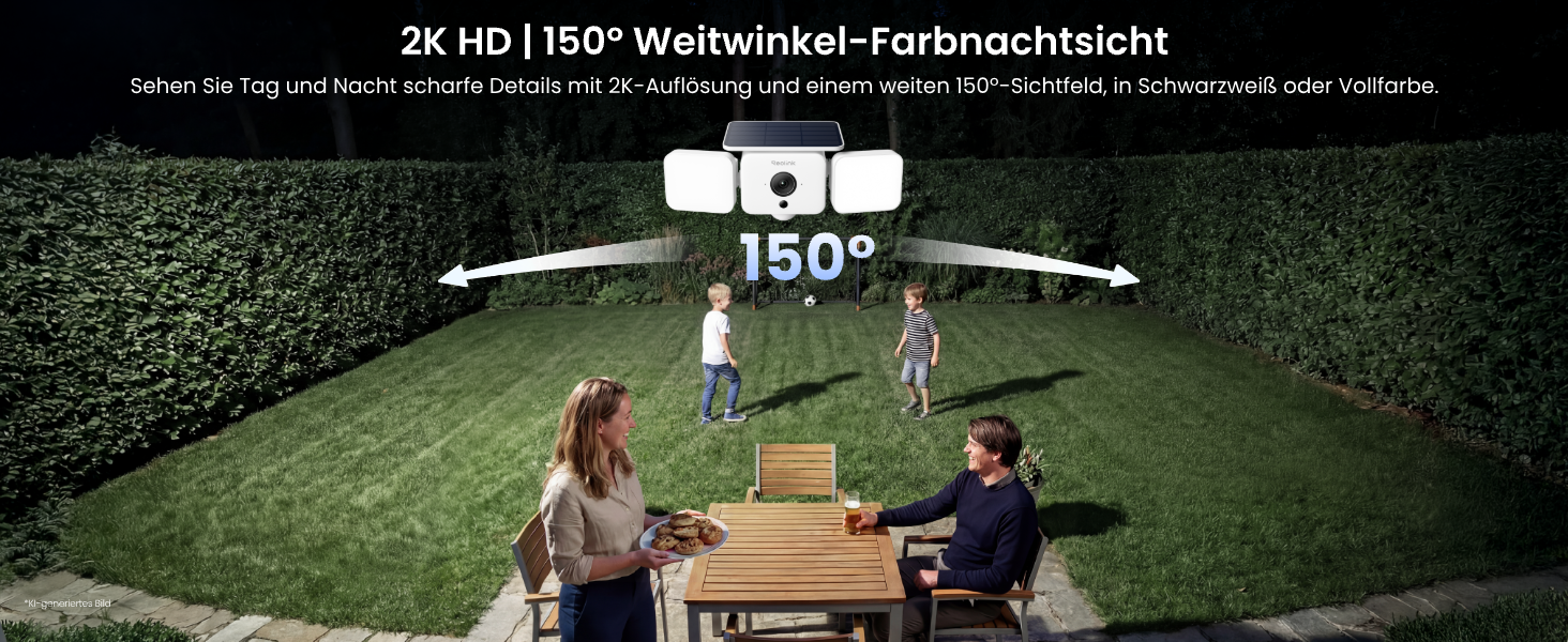 Reolink Solar Floodlight Cam 2K Flutlicht-Kamera mit Solarpanel – Detail 10