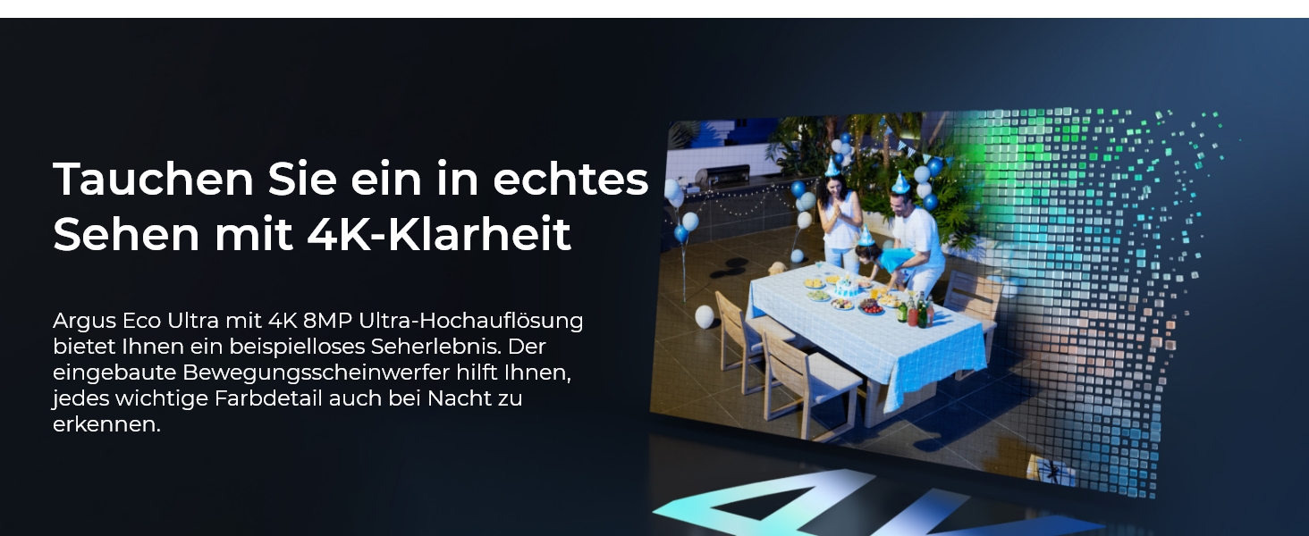 Reolink Argus Eco Ultra mit Solarpanel, Solar-Überwachungskamera für den Aussenbereich – Detail 2