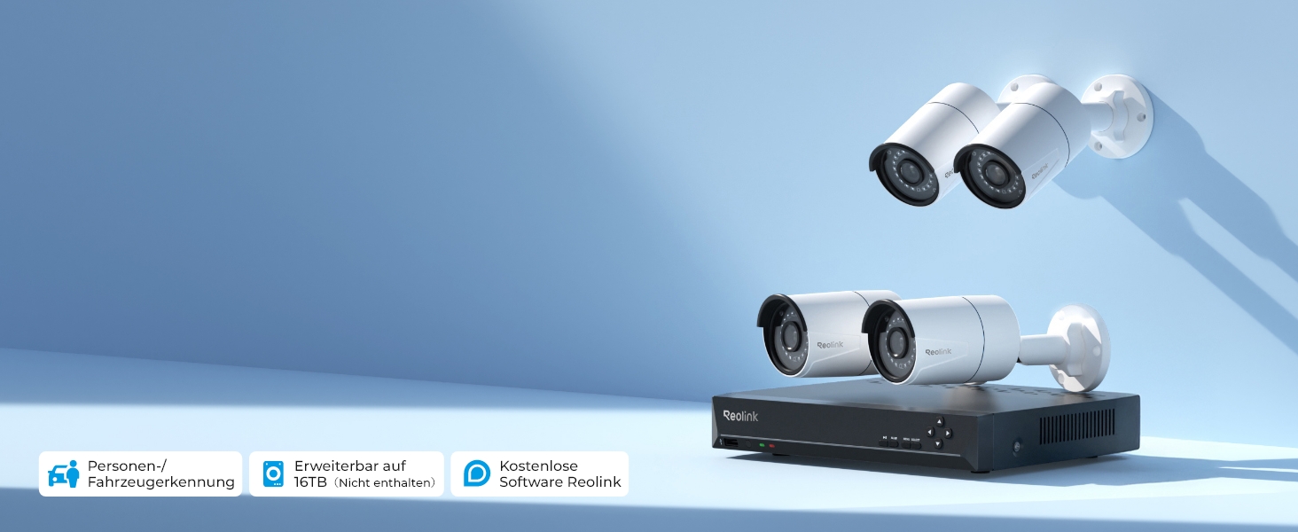 Reolink 5MP PoE Outdoor-Kamera Set – Detail 1