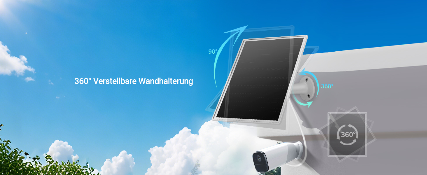Orayafid 8W Solarpanel für Überwachungskameras – Detail 5