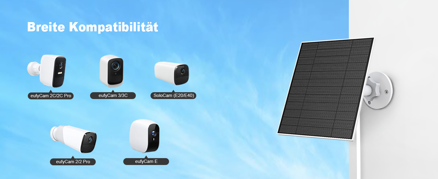 EverExceed Solarpanel 5W für eufy-Kameras – Detail 4