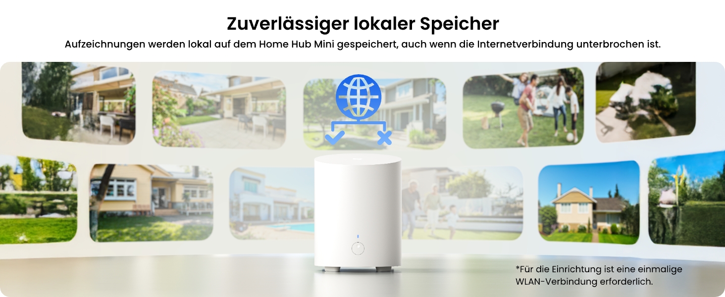 Reolink Home Hub Mini mit zwei Argus 3 Ultra 4K Solar-Kameras – Detail 11